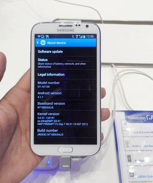 Samsung Galaxy Note II: First impressions