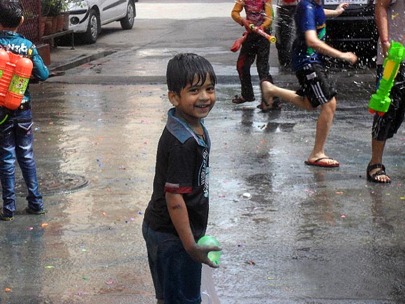Reader Holi pics: 'My son's wildest Holi'