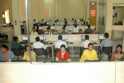 Employees at Rural Shores' Bhiloda centre