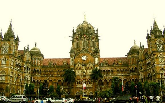 The iconic Chhatrapati Shivaji Terminus that serves as the headquarters of the Central Railways in Mumbai