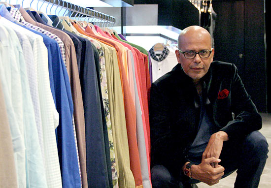 Narendra Kumar at his store in Khar, Mumbai