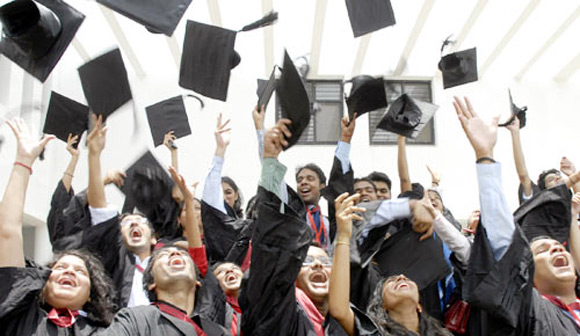 A majority of graduates from Delhi NCR are optimistic about India's economic growth.