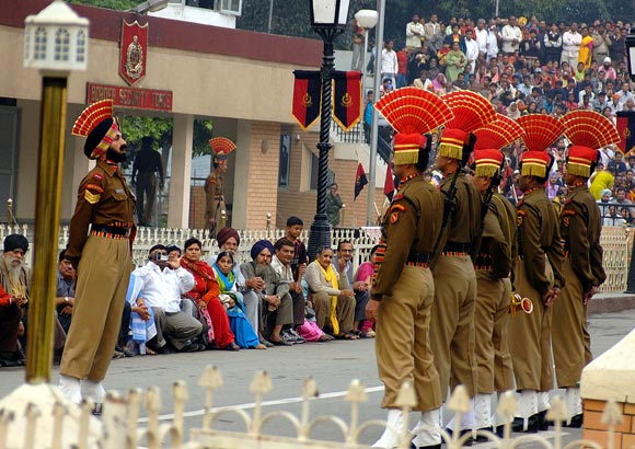 Witness the Wagah Border ceremony