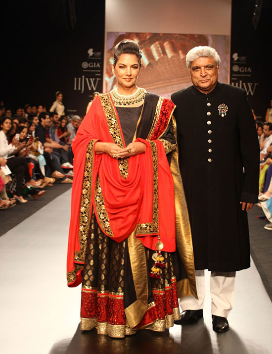 Shabana Azmi and Javed Akhtar for Golecha's Jewels