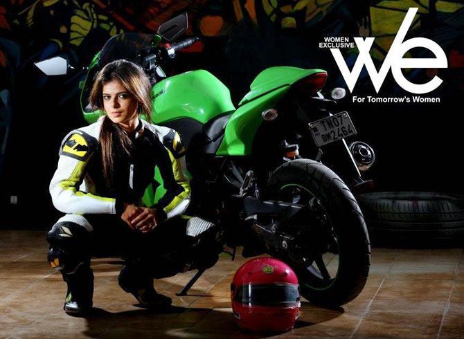 Alisha Abdullah in the cover of We magazine