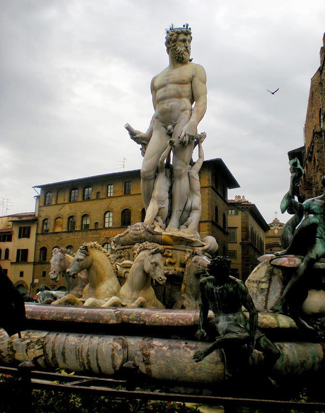 Florence, a city that is strewn with art on its streets.