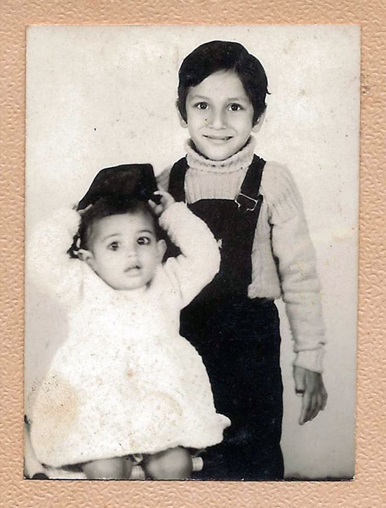 Mansi Manchanda with her brother Sahil