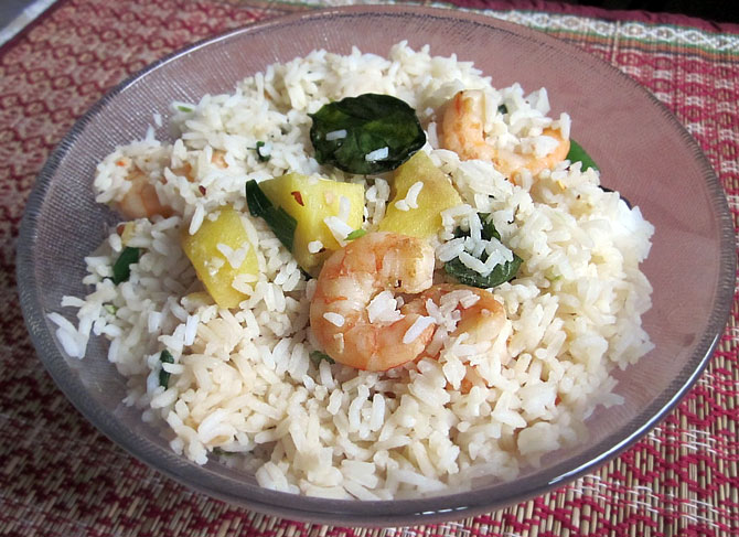 Pineapple and Prawn Fried Rice