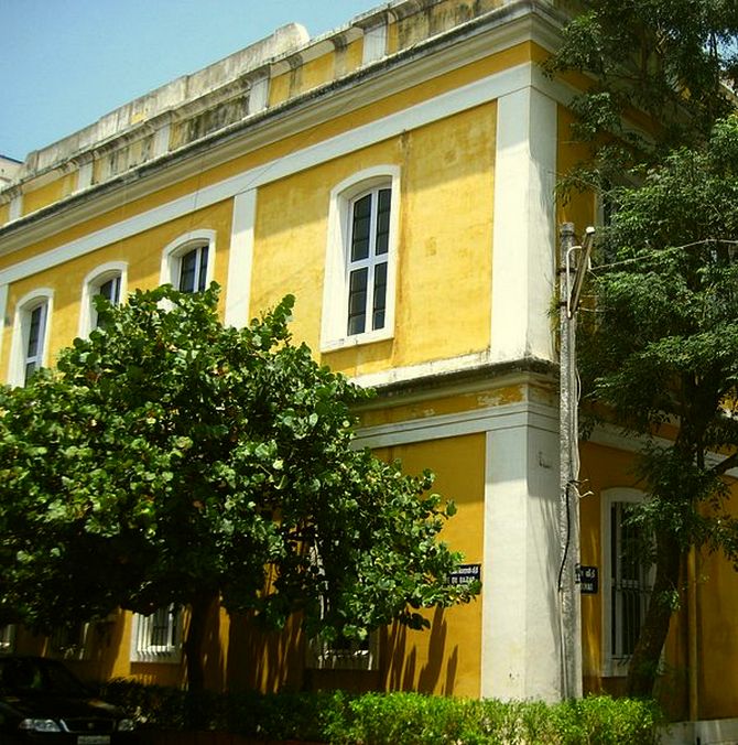 Building of the Ecole Française d'Extreme Orient in Puducherry, Tamil Nadu