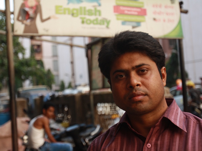 Hasib Ahmed runs English Today, a small English-speaking academy that doubles up as a tuition class for school children.