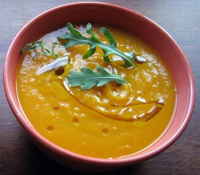 Pumpkin sweet potato soup