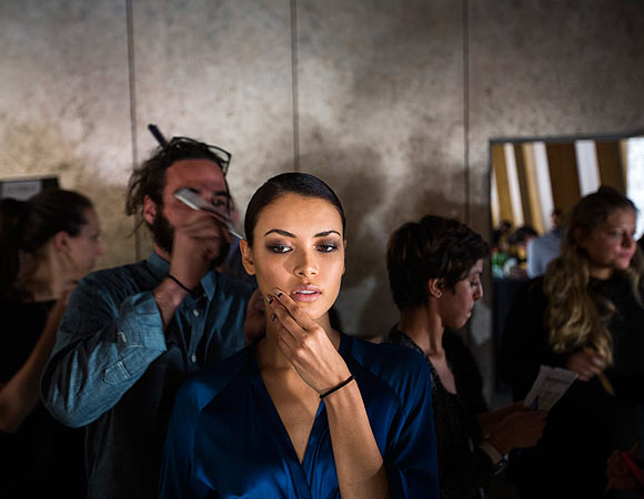 PHOTOS: Behind the scenes at NY Fashion Week