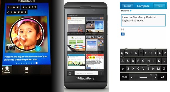 New features of the new BlackBerry OS 10