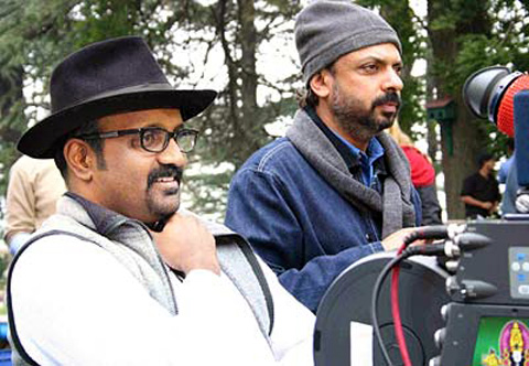 Cinematographer Ravi Chandran shooting with Sanjay Leela Bhansali for Black