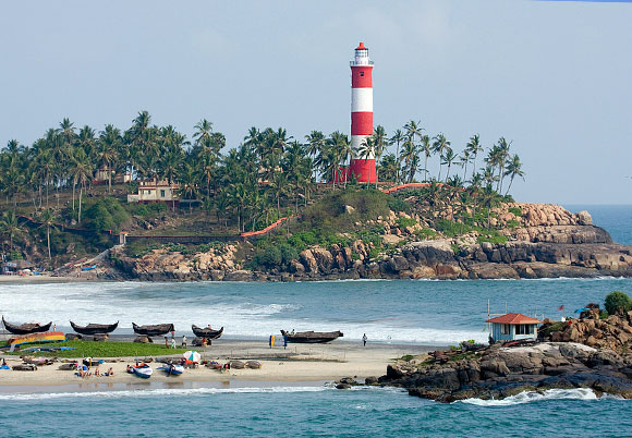 Lighthouse Beach, Kovalam, Kerala