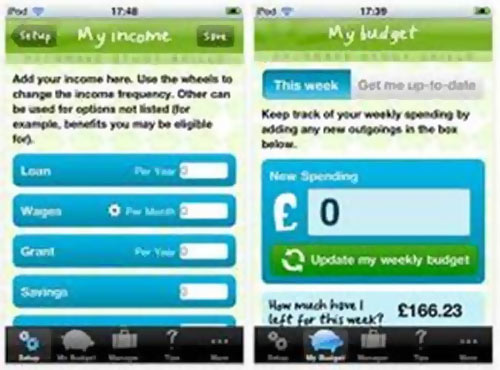 The Budget Planner app will help you keep a tab on your spendings