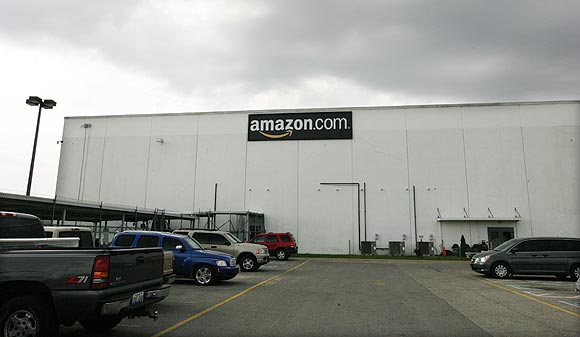 Amazon's warehouse in Campbellsville, Kentucky