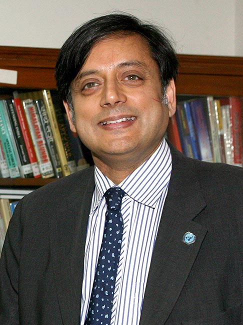 Minister of state for HRD Shashi Tharoor in a file photo