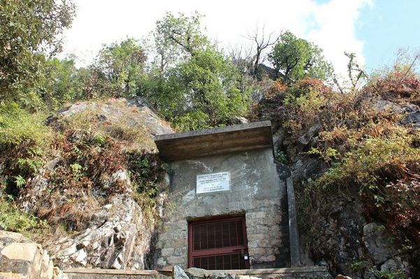Mahavatar Babaji's cave. I spent an hour in the cave, a memorable experience. To see more pictures of Babaji's cave