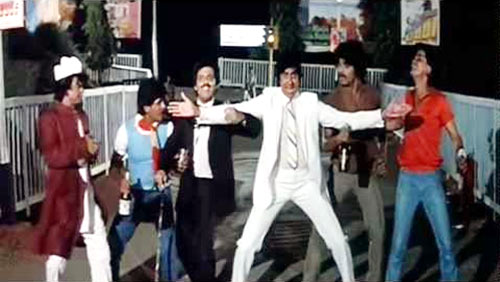 Amitabh Bachchan in a video grab of Sharabi