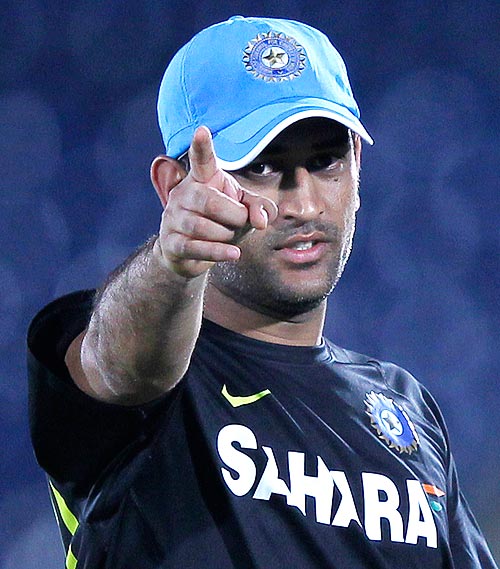 A day when you get to point fingers, much like MS Dhoni here.