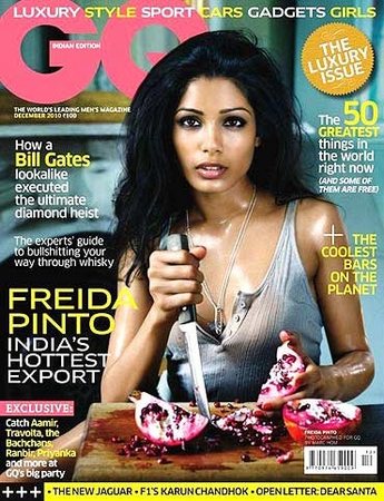 Freida Pinto on the cover of GQ