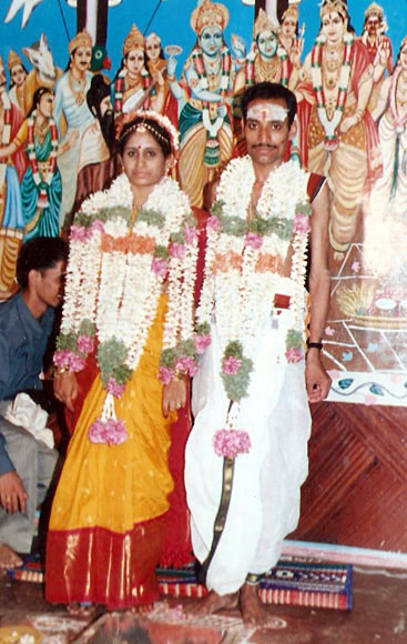 Rama Narayanan and his wife Shyamala