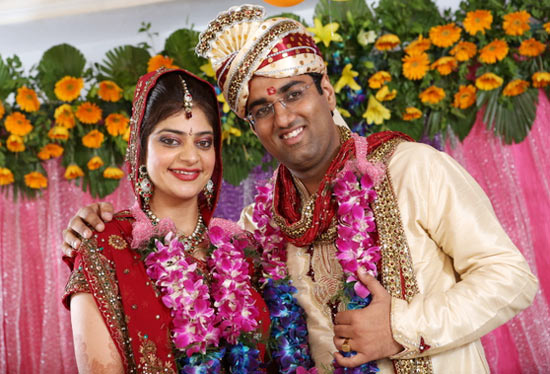 Manish Puri with his wife Meenakshi
