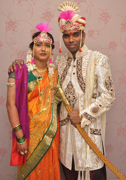 Sandeep S Patkar with his wife Pratibha
