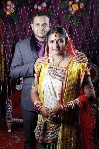Itishree Chinara with her husband