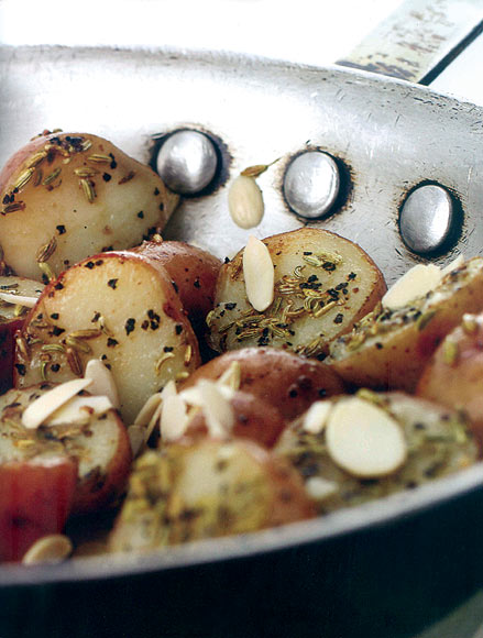Red Potatoes with Almonds
