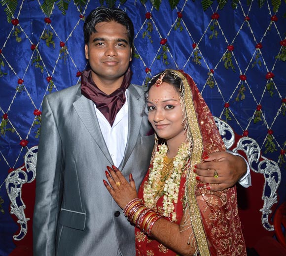 Ashish Sarangi with his wife Sonali
