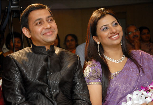 Aravind and his wife Sophia Kumar