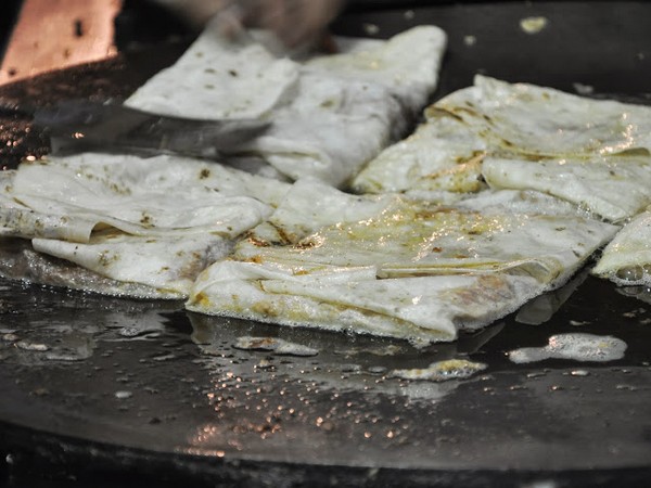 Buttery Egg Kheema Rolls at Charminar Kabab Paradise