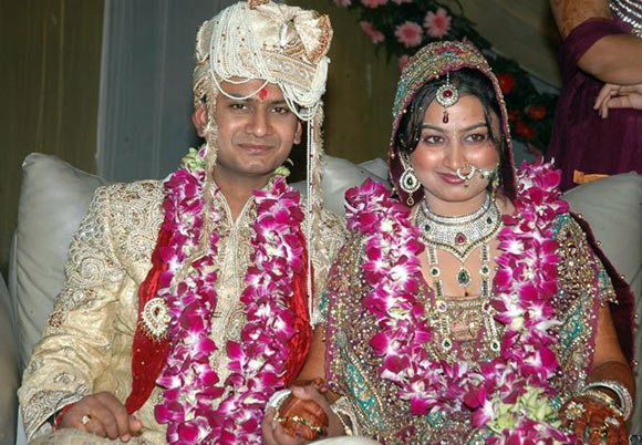 Sumeet with his wife Priyanka Mittal