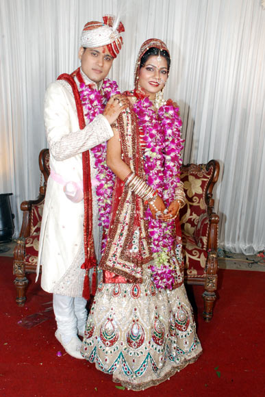 Vinay Aggarwal with his wife Neha