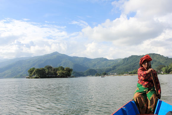 Lakshmi, the Boatwoman at Phewa Lake