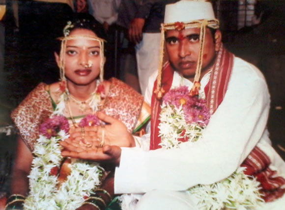 Sachin Surve with his bride