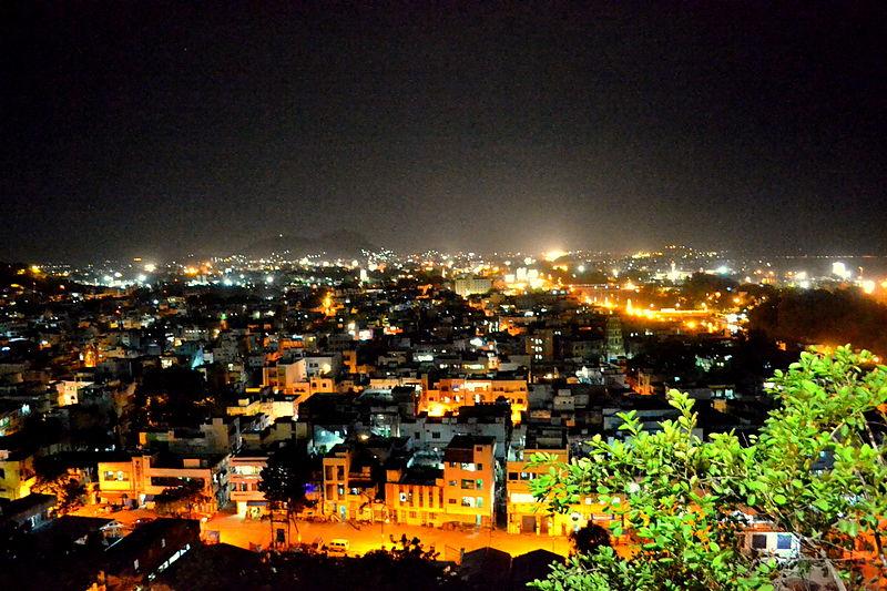 The city of Vijayawada at night. (Picture used here for representational purposes only)