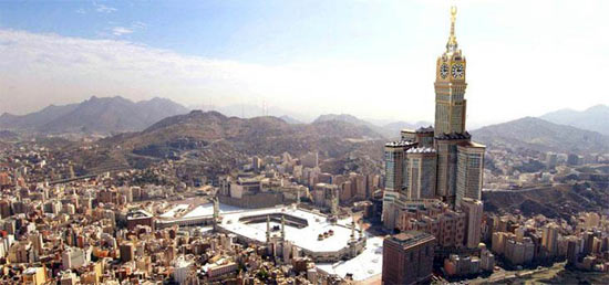 Fairmont housed in Makkah Clock Royal Tower, Mecca