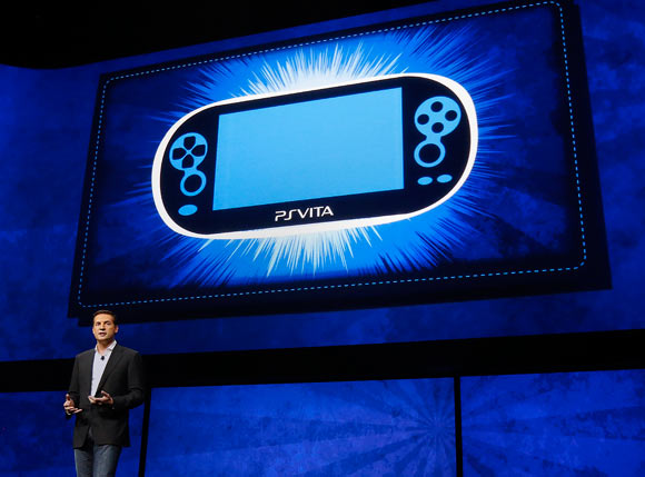 Irish video game developer David Perry speaks during the unveiling of the PlayStation 4 launch event in New York, February 20, 2013.