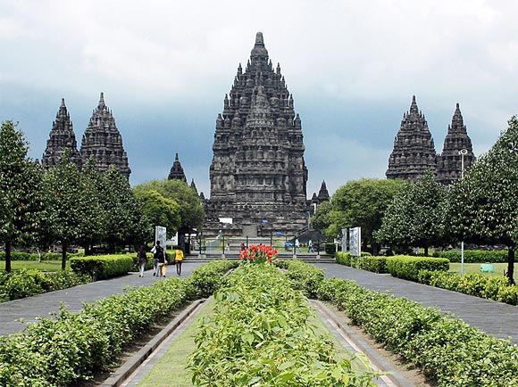 Prambanan Temple in Java, Indonesia