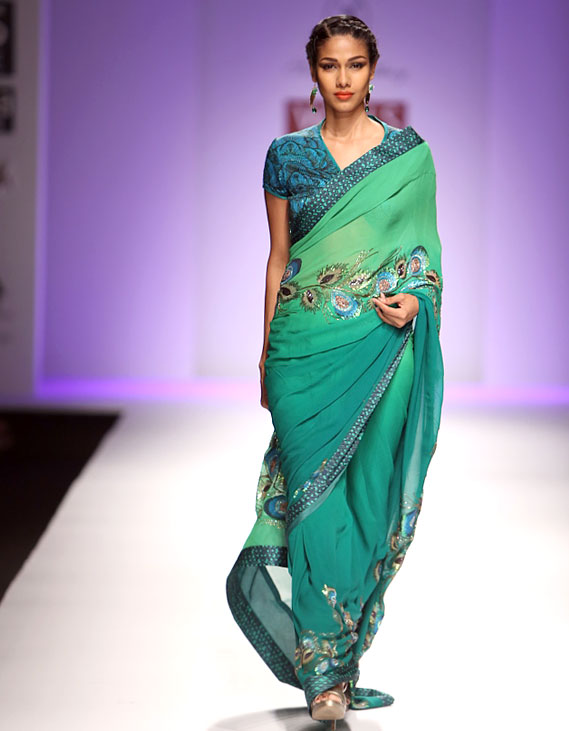 Nethra Raghuraman in a Sonia Jetleey creation.