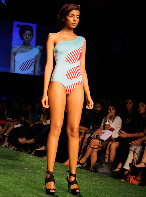 IMAGES: Sizzling beachwear on the LFW ramp