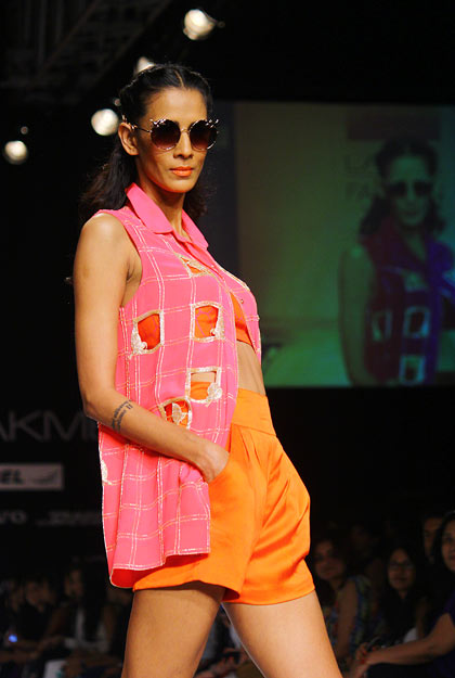 Kavita Kharayat in an Anushka Khanna creation