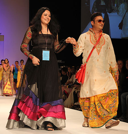 Images: Belly dancing and Madhubani art on the runway - Rediff Getahead