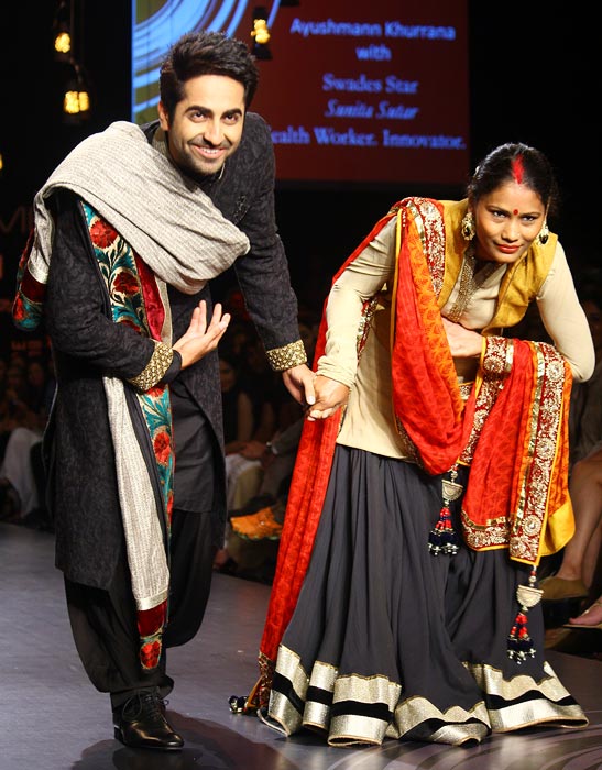 Ayushman with Sunita Sutar