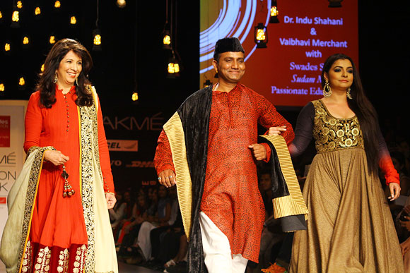 Dr Indu Shahani, Sudham Mali and Vaibhavi Merchant