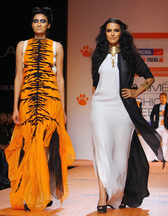 Neha Dhupia for Vaishali S for Save the Tiger