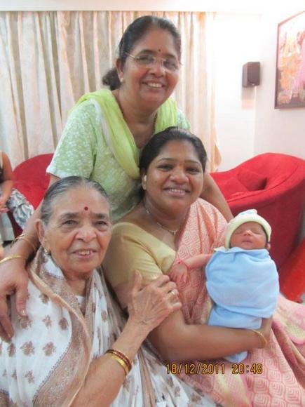 Four generations in a photograph!